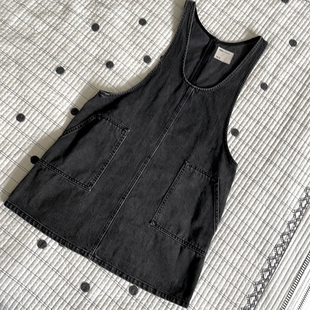 ASOS Black Denim Overalls